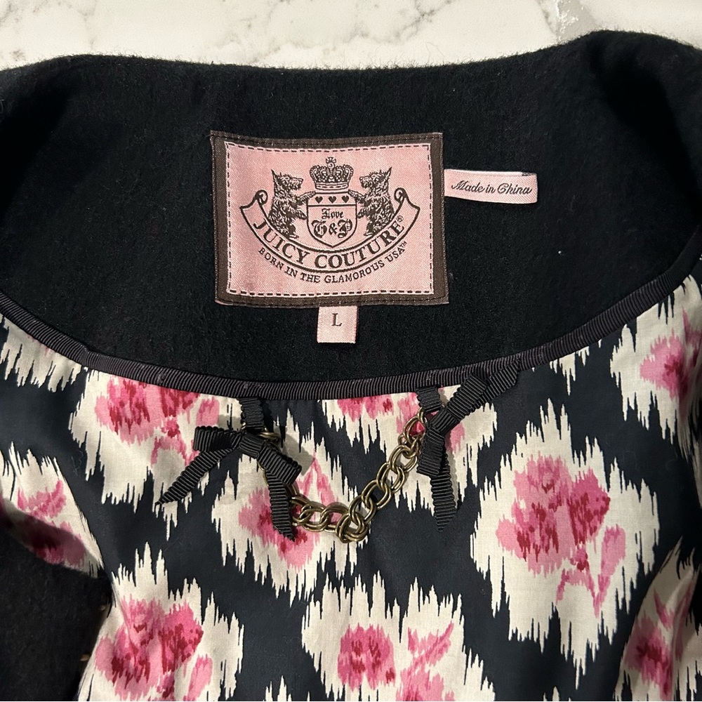 Juicy Couture Wool Jacket Size Large - Picture 3 of 7
